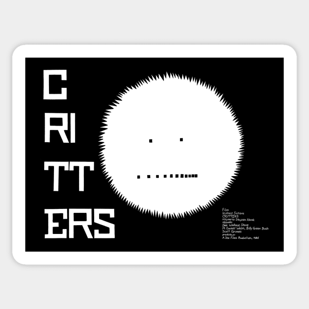 Critters (1986) - Polish poster Sticker by MondoWarhola